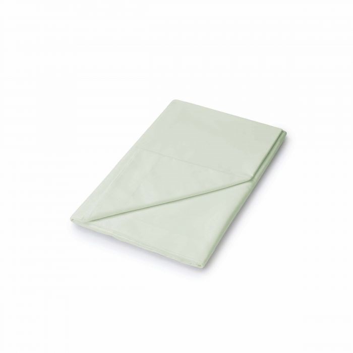 Plain Dye Flat Sheet by Helena Springfield in Soft Green